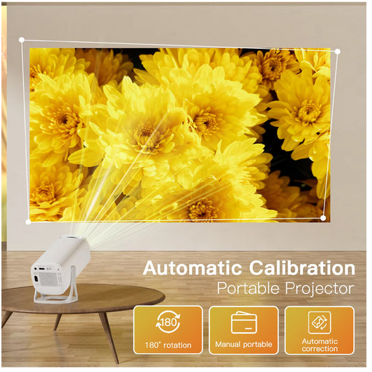 S40 Smart Android 11 Mini Projector WIFI6 Support 4K 1080P BT5.0 Projector 1280*720P Home Cinema Portable Projector