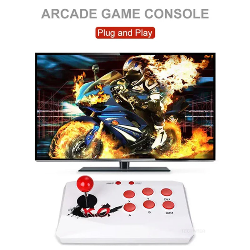 X6 Retro HD Wireless Video Arcade Game Console HDMI-compatible over 20,000 plus games, 2 Player Arcade Joysticks, Wired Arcade Joysticks for kids, Plug and play gaming arcade Joystick and fighting games best arcade joystick for 90s
