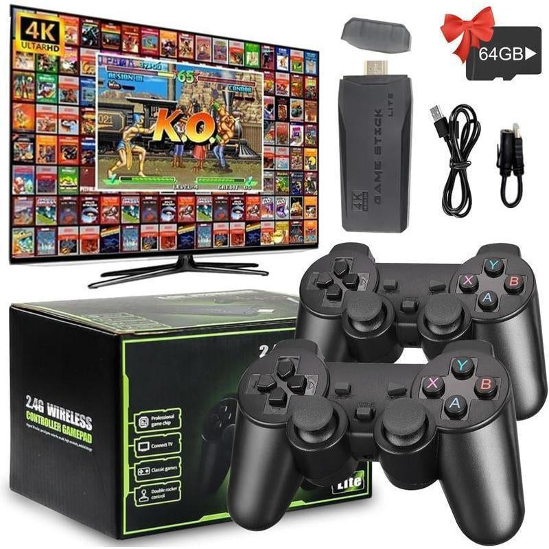 M8 HDMI Game Stick Lite Console 2.4G Wireless Controllers 4K Video Game Retro Box